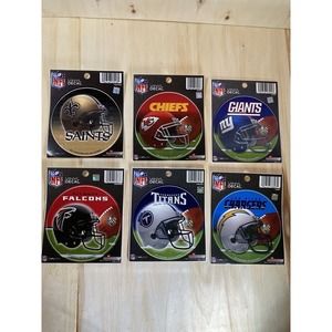 NFL Football Pick The Team Logo Vinyl Sticker/Decal Chiefs Jets Giants Lions Etc